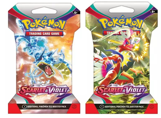 Scarlet and Violet Sleeved Booster 2 Pack Bundle